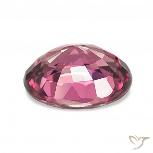 عقيق رودوليت التوت عليق أحمر طبيعي، بيضوي، 4.13 قيراط، قليلا جدا