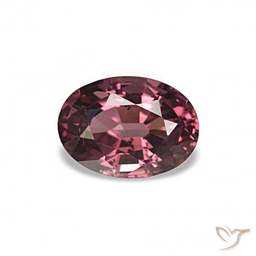 1.14ct Medium Dark-Red عقيق رودوليت, بيضوي, VVS-VS