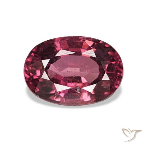 1.23ct أحمر جارنيت رودوليت, بيضاوي, VS-SI