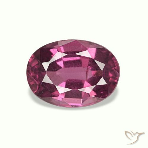 1.10ct أرجواني جارنيت رودوليت, بيضاوي, قليلا جدا