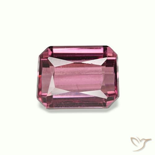 0.86ct أحمر جارنيت رودوليت, قص الزمرد, VVS-VS