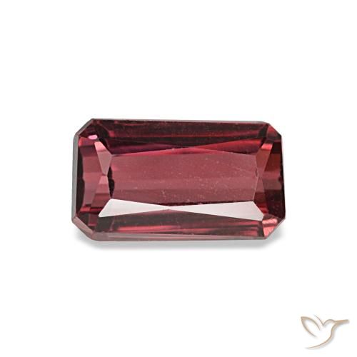 0.99ct أحمر جارنيت رودوليت, قص الزمرد, قليلا جدا