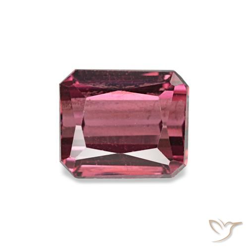 1.19ct أحمر جارنيت رودوليت, قص الزمرد, VVS-VS