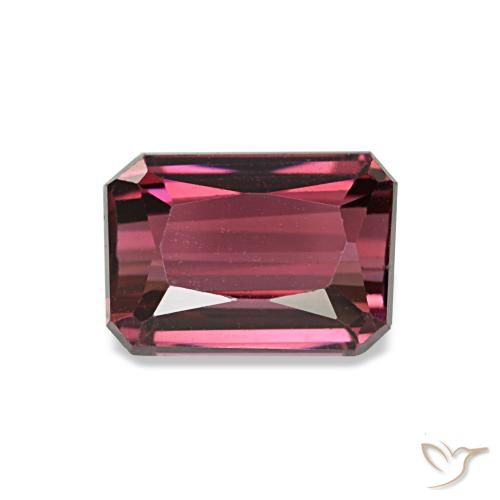 1.44ct أحمر جارنيت رودوليت, قص الزمرد, VVS-VS