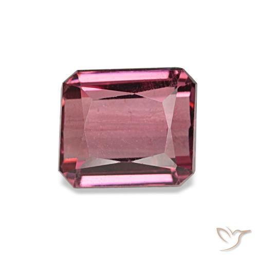 1.43ct أحمر جارنيت رودوليت, قص الزمرد, VVS-VS