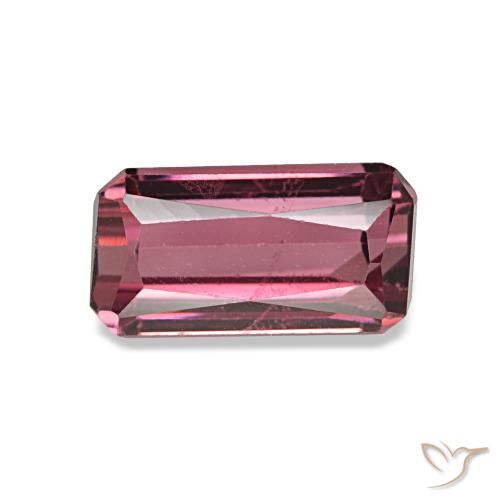 1.10ct أحمر جارنيت رودوليت, قص الزمرد, قليلا جدا