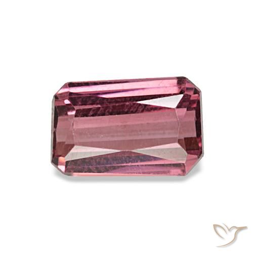 1.22ct أحمر جارنيت رودوليت, قص الزمرد, قليلا جدا