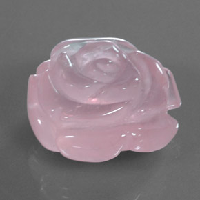 كوارتز وردي طبيعي بلون Light Pink ، وزن ‎48.03‎ قيراط، شكل شفاف، مقاس ‎24.4x24.2‎ مم