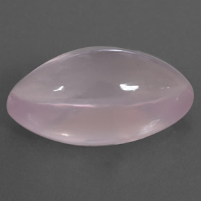 كوارتز وردي طبيعي بلون Light Pink ، وزن ‎17.37‎ قيراط، شكل شفاف، مقاس ‎22.6x12‎ مم