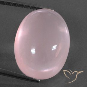 22.92ct طبيعي وردى زهرى كوارتز زهرى, بيضوي, شفاف
