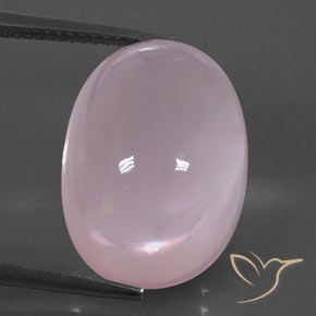 19.02ct طبيعي Light Pink  كوارتز زهرى, بيضوي, شفاف