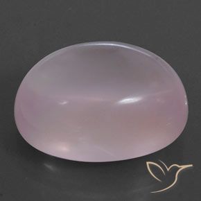 كوارتز زهرى Light Pink  طبيعي، بيضوي، 24.88 قيراط، شفاف