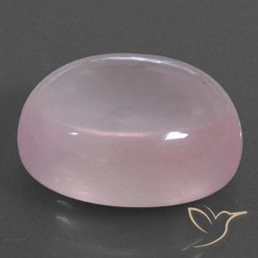 كوارتز زهرى Light Pink  طبيعي، بيضوي، 24.85 قيراط، شفاف