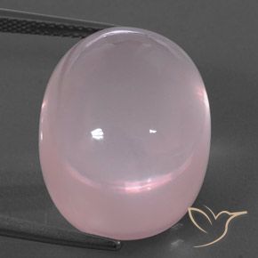 28.99ct طبيعي وردى زهرى كوارتز زهرى, بيضوي, شفاف