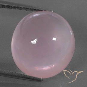 18.94ct طبيعي وردى زهرى كوارتز زهرى, بيضوي, شفاف