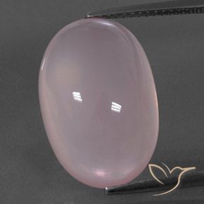 15.52ct طبيعي وردى زهرى فاتح كوارتز زهرى, بيضوي, شفاف