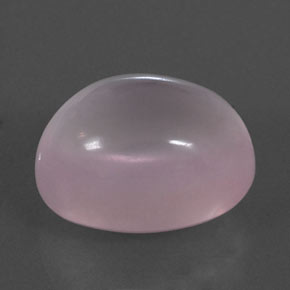 كوارتز وردي طبيعي بلون Light Pink ، وزن ‎18.62‎ قيراط، شكل بيضاوى، مقاس ‎17.9x13‎ مم