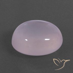 كوارتز زهرى وردى العلكة طبيعي، قصة بيضاوى، 18.14 قيراط، شفاف