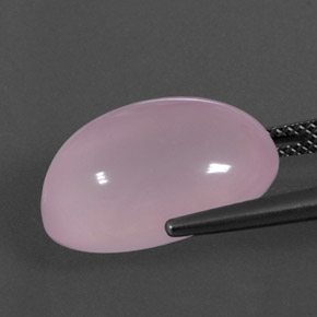 كوارتز زهرى وردى طبيعي، شفاف، 14.73 قيراط، شفاف / نصف شفاف