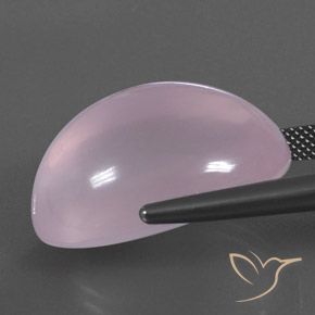 كوارتز زهرى وردي فاتح طبيعي، شفاف، 34.94 قيراط، شفاف / نصف شفاف