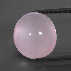 كوارتز زهرى وردي فاتح طبيعي، شفاف، 16.30 قيراط، شفاف / نصف شفاف