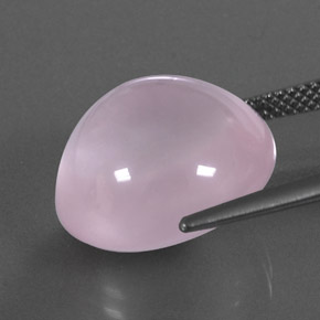 كوارتز زهرى وردى العلكة طبيعي، شفاف، 15.44 قيراط، شفاف / نصف شفاف