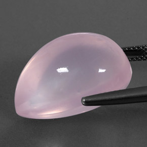 كوارتز زهرى وردى العلكة طبيعي، شفاف، 27.39 قيراط، شفاف / نصف شفاف