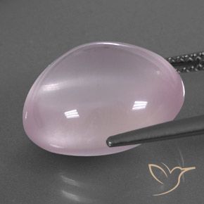 كوارتز زهرى وردى العلكة طبيعي، شفاف، 13.93 قيراط، شفاف / نصف شفاف