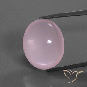 16.18ct طبيعي وردى زهرى كوارتز زهرى, بيضوي, شفاف