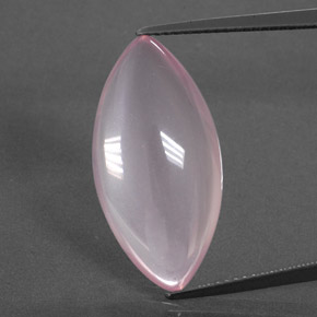 كوارتز زهرى وردى العلكة طبيعي، ماركيز، 12.65 قيراط، شفاف