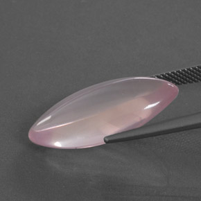 كوارتز زهرى وردى العلكة طبيعي، ماركيز، 12.65 قيراط، شفاف