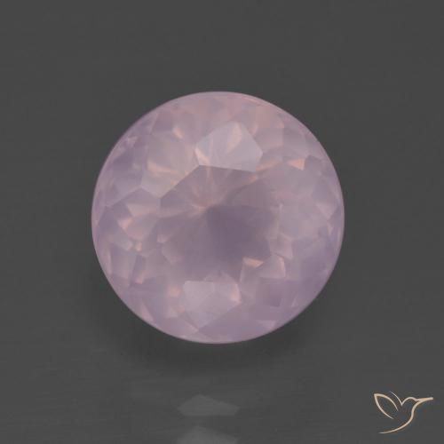 5.18ct طبيعي وردى زهرى كوارتز زهرى, دائري, شفاف
