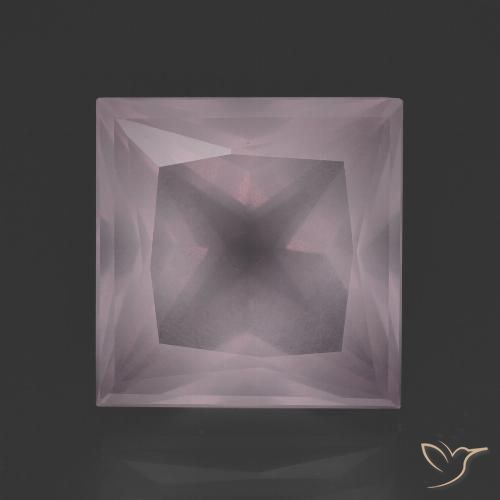 7.81ct طبيعي وردى زهرى فاتح كوارتز زهرى, مربع, شفاف