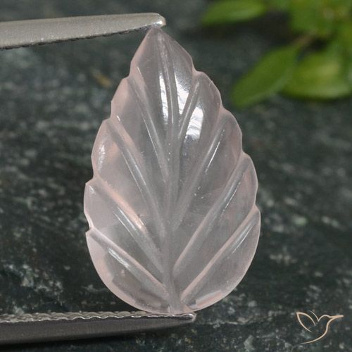 2.66ct طبيعي وردى فلامنجو كوارتز زهرى, قص وردة, شفاف