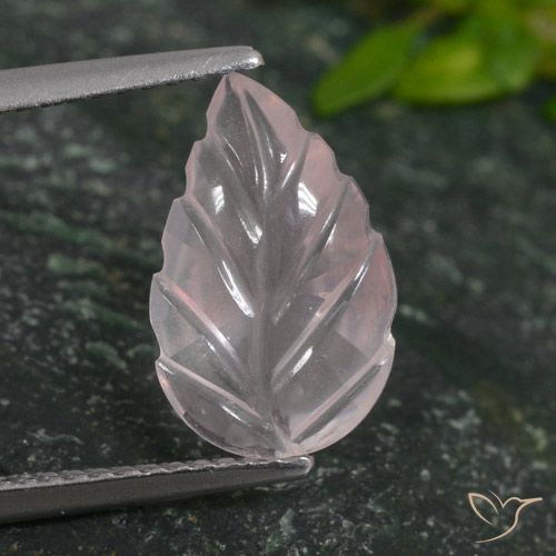 2.33ct طبيعي وردى فلامنجو كوارتز زهرى, قص وردة, شفاف