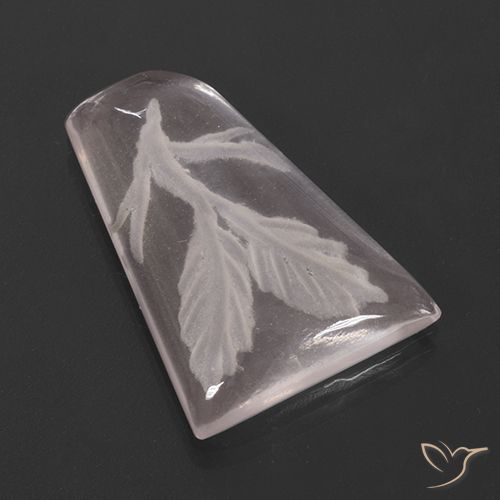 9.71ct طبيعي وردي فاتح كوارتز زهرى, فانسى, شفاف