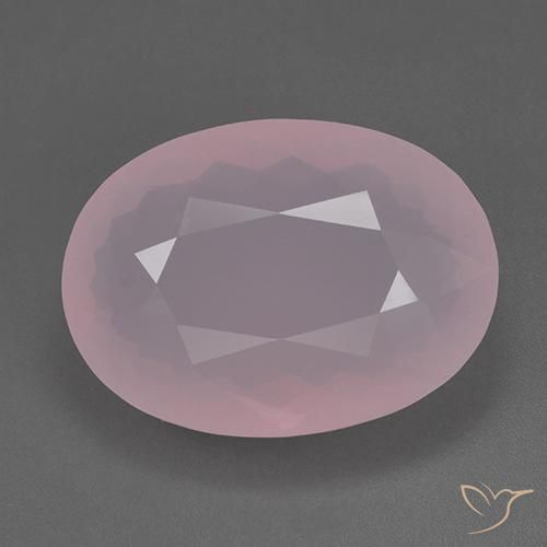 80.59ct طبيعي وردى زهرى كوارتز زهرى, بيضوي, شفاف