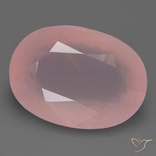 108.80ct طبيعي وردى زهرى كوارتز زهرى, بيضوي, شفاف