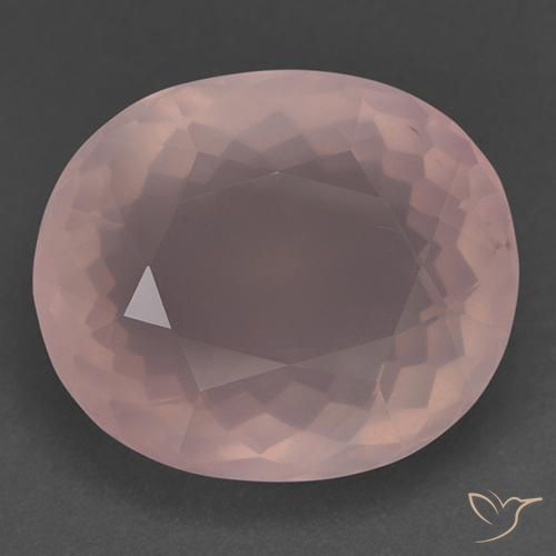 33.55ct طبيعي وردى زهرى كوارتز زهرى, بيضوي, شفاف