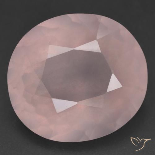 26.84ct طبيعي وردى زهرى كوارتز زهرى, بيضوي, شفاف