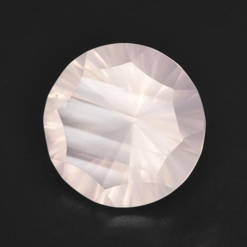 كوارتز زهرى وردي فاتح طبيعي، قصة دائرى، 5.14 قيراط، شفاف