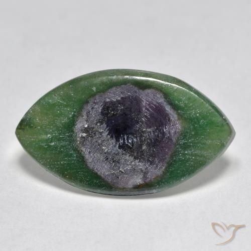 8.48ct طبيعي متعدد الألوان ياقوت في فوشسيت, ماركيز, نصف شفاف