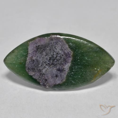 6.63ct طبيعي متعدد الألوان ياقوت في فوشسيت, ماركيز, نصف شفاف