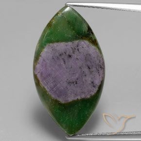 11.36ct طبيعي متعدد الألوان ياقوت في فوشسيت, ماركيز, نصف شفاف
