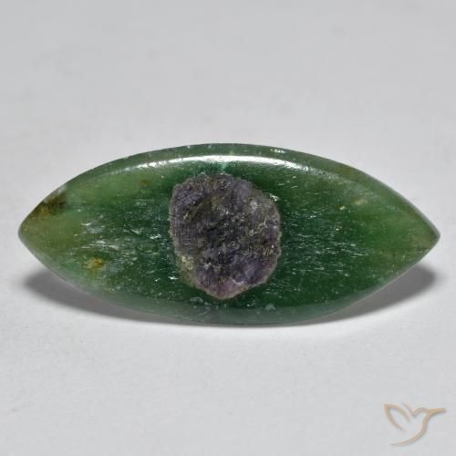 5.84ct طبيعي متعدد الألوان ياقوت في فوشسيت, ماركيز, نصف شفاف