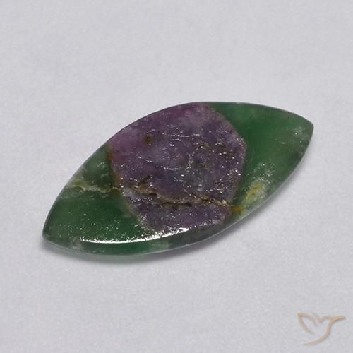 4.54ct طبيعي متعدد الألوان ياقوت في فوشسيت, ماركيز, نصف شفاف