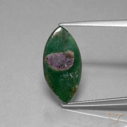 6.08ct طبيعي متعدد الألوان ياقوت في فوشسيت, ماركيز, نصف شفاف