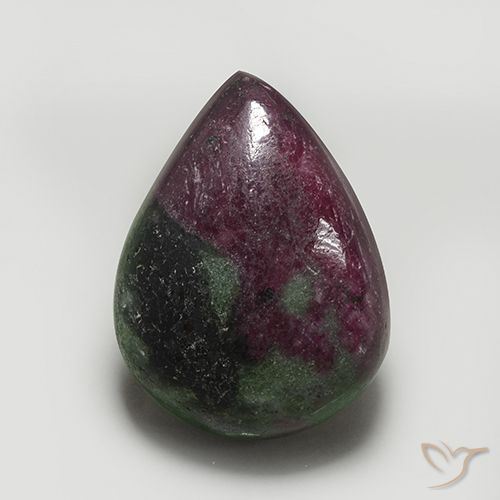 41.36ct طبيعي متعدد الألوان ياقوت الزوزيت, شكل الكمثرى, غير شفاف