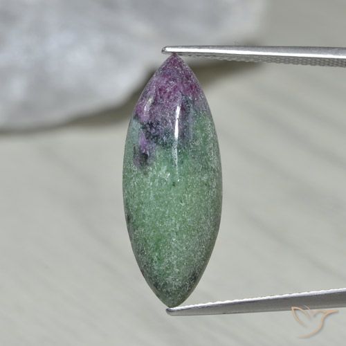 9.37ct طبيعي متعدد الألوان ياقوت الزوزيت, ماركيز, غير شفاف