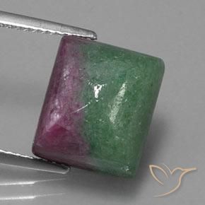 13.67ct طبيعي متعدد الألوان ياقوت الزوزيت, باجيت, غير شفاف